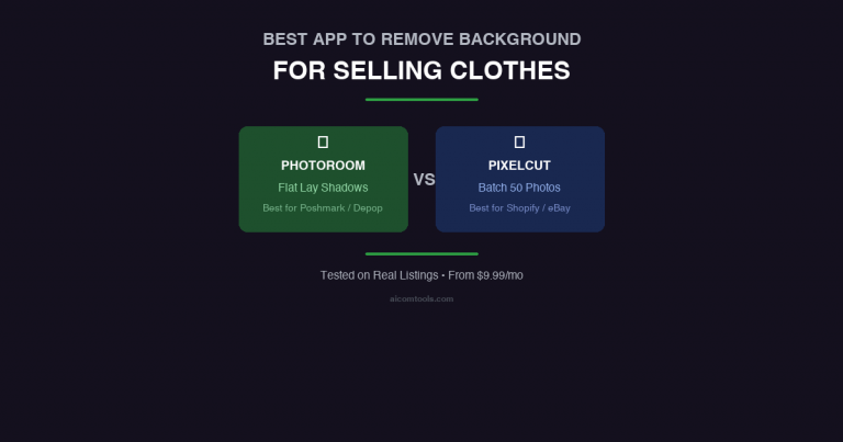 Best App That Removes Background for Selling Clothes in 2026 (Tested on Real Listings)